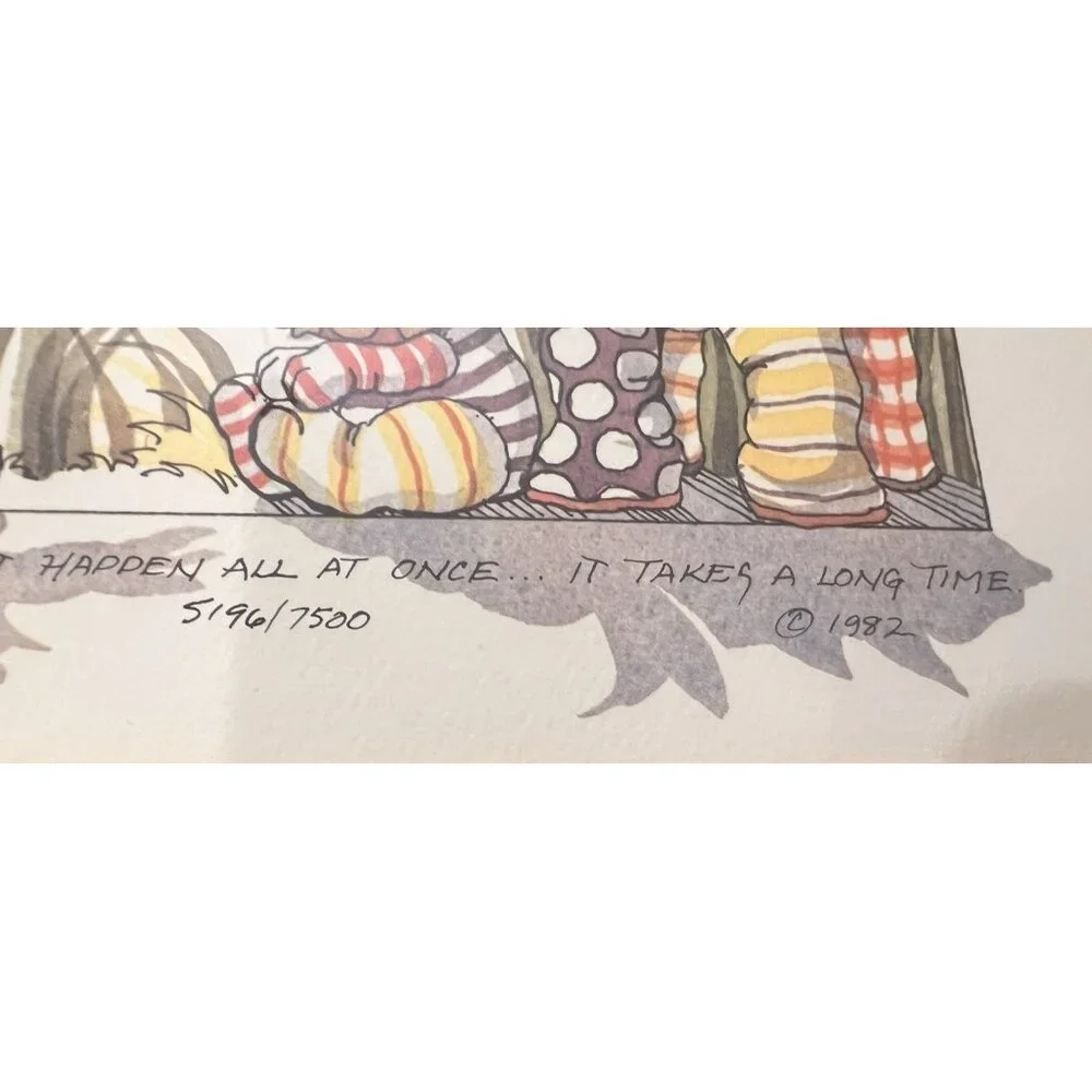 Jody Bergsma Vintage Lithographs Limited Edition 1981 1982 Lot of 2‎